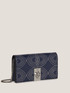 Wallet Bag de piel sintética con bordado Double Love image number 1
