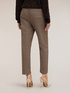 Regular fit pants with check pattern image number 1
