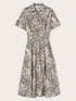Poplin shirtdress with print image number 4