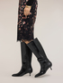 High boot with kitten heel image number 0