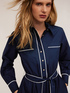 Rochie-cămașă din poplin cu profile image number 3