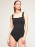 Square neckline one-piece swimsuit image number 0