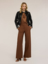 Pantalon palazzo en polyester viscose image number 2