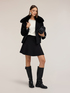 Milano stitch panelled mini skirt image number 2