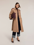 Trench cinturato in gabardine misto viscosa image number 2