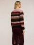 Striped wool blend jumper image number 1