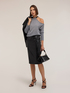 Maglia in misto lana con cut-out sulla spalla image number 2