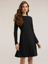 Flare dress in milano stitch image number 2