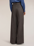 Yarn-dyed palazzo pants image number 1