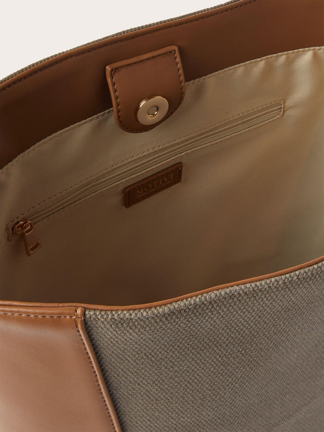 Borsa a secchiello in canvas image number 3