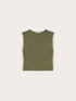 Mixed linen T-shirt with lace inserts image number 4
