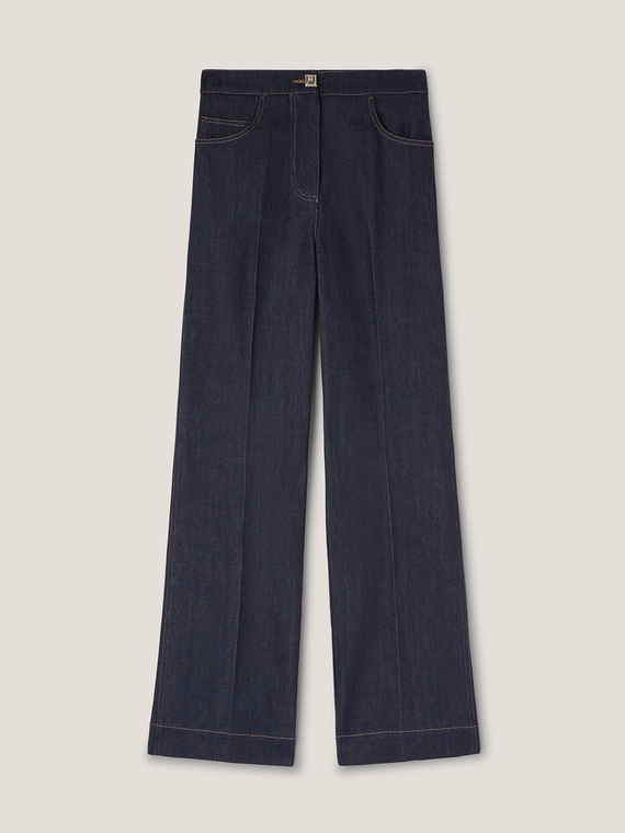 Regular Jeans in Schneiderverarbeitung