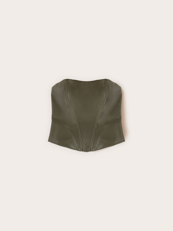 Strukturiertes Bustier-Top
