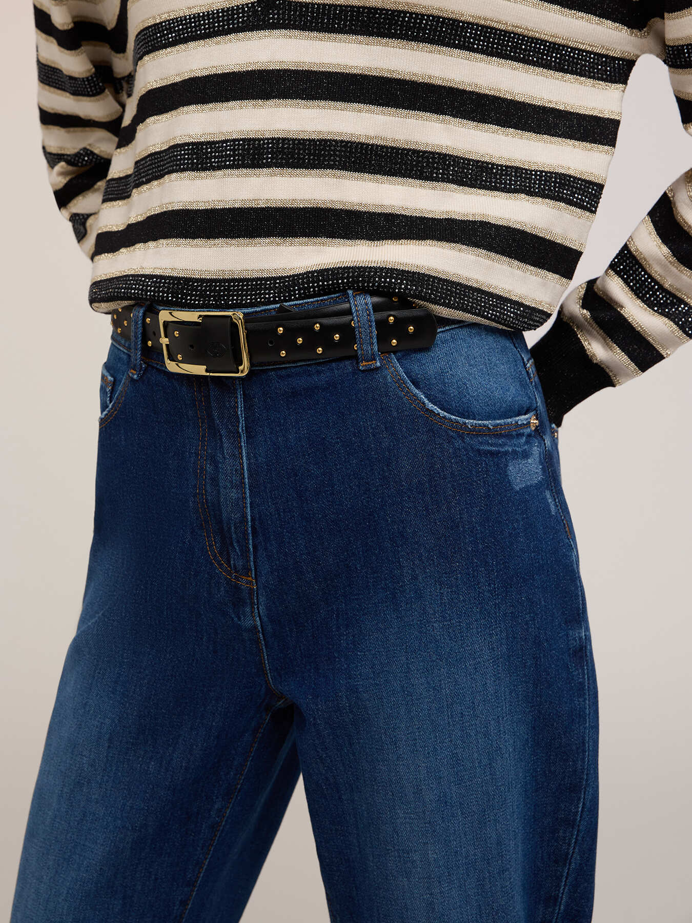 Belt with small studs image number 0