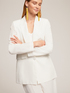 Blazer de viscosa y lino de color liso image number 0