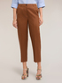 Regular fit linen blend trousers image number 2