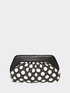 Oversized polka dot pattern clutch image number 2