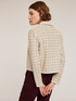 Openwork jacket in coated fabric image number 1