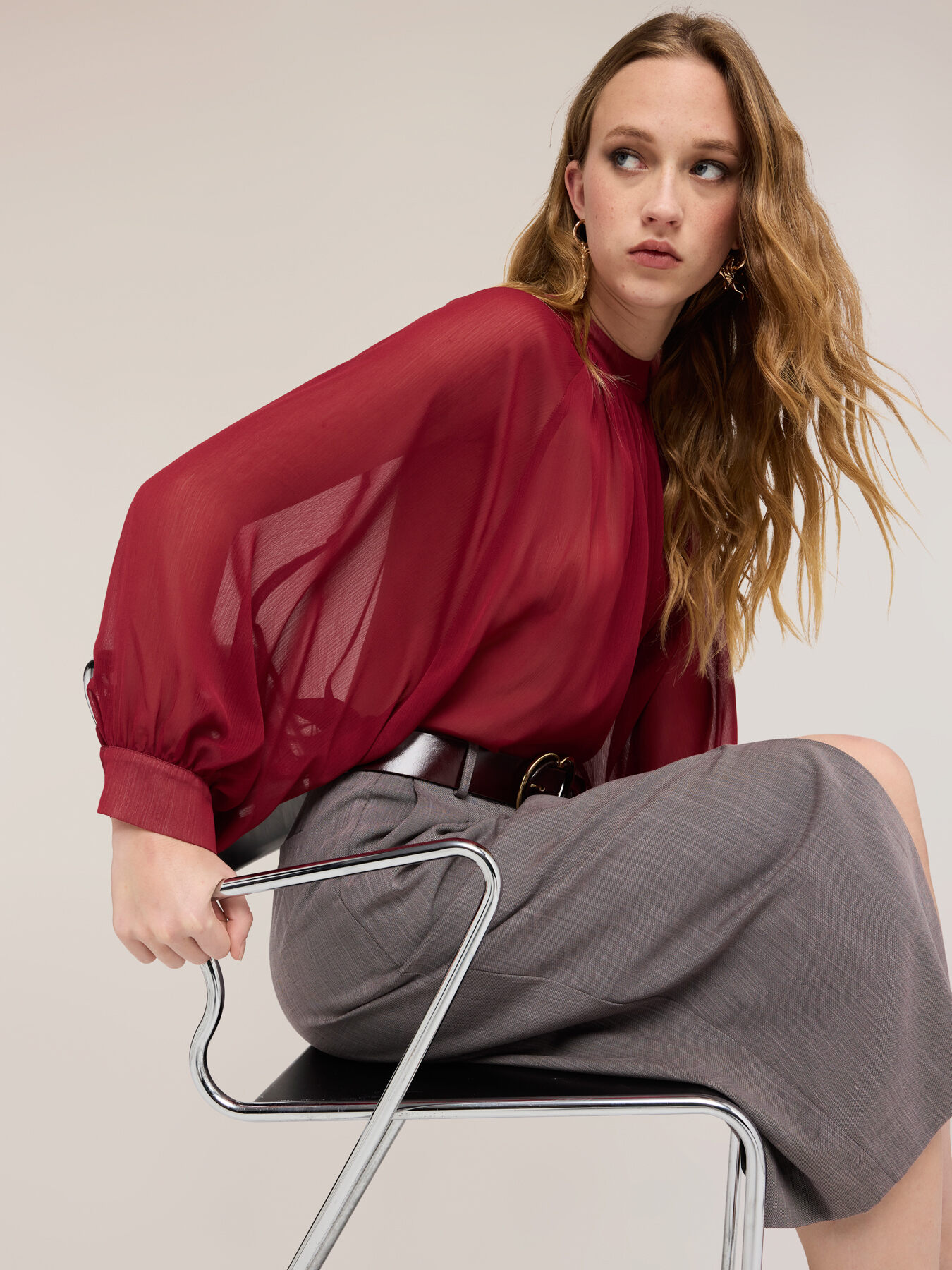 Blouse en georgette image number 3