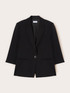 Single-breasted tencel blazer with lace image number 4