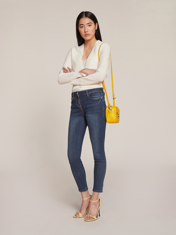 Motivi Cardigan corto a coste Donna