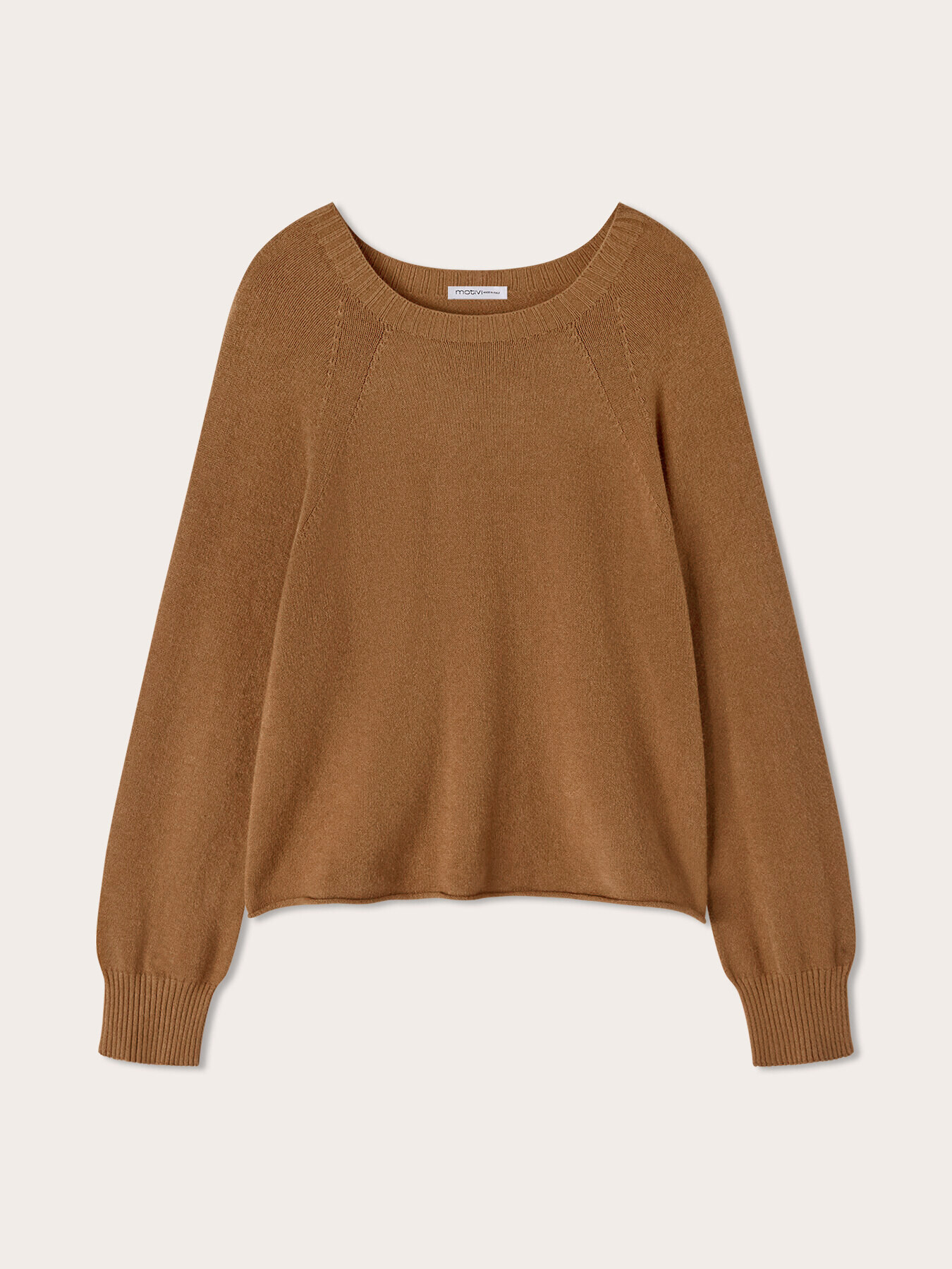 Rundhals-Pullover aus Viskose-Mischgewebe image number 4