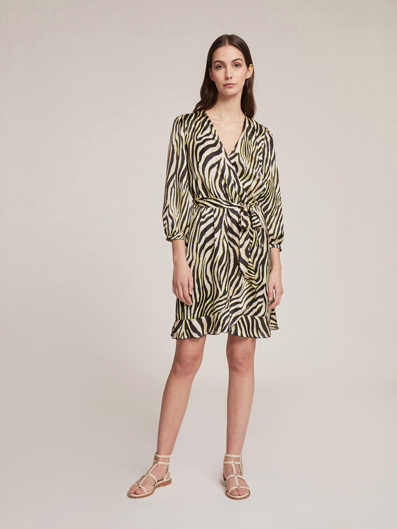 Motivi Vestito corto fantasia animalier Donna