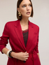 Blazer misto lino con coulisse image number 3