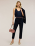 Wide shoulder satin top image number 2