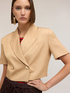 Kurze Jacke aus Leinenmischung image number 3