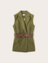Gilet in poliviscosa con cintura image number 4