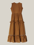 Rochie lungă din sangallo și broderie ajurată image number 3