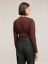 Body din jersey cu drapaj image number 1