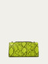 Miami bag Double Love motif python image number 4