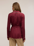 Viscose twill shirt with contrasting trims image number 1