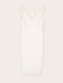 Elegant sheath dress with contrasting zip image number 4