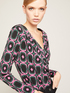 Geometric pattern long-sleeved body image number 2