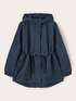 Mixed cotton parka with hood image number 4