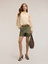 High-waisted cotton shorts image number 0