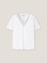 Oversized T-shirt with sequinned neckline image number 3