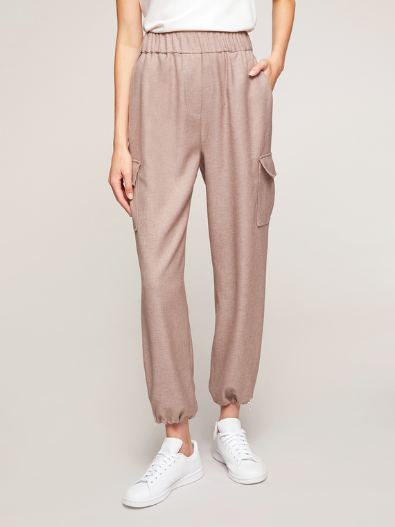 Flowing cargo trousers