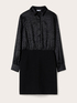 Kurzes Hemdblusenkleid mit Jacquard-Muster image number 4