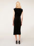 Velvet dress with draping image number 1