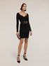 Knit tube dress with sweetheart neckline image number 0
