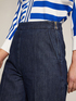 Pantaloni palazzo in denim image number 2