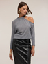 Maglia in misto lana con cut-out sulla spalla image number 0