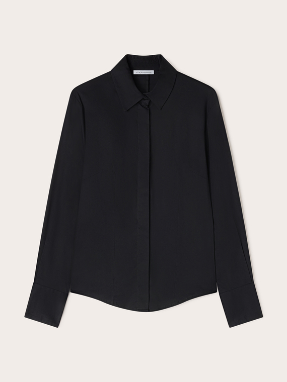 Cotton poplin shirt