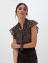 Blusa con fiocco a pois image number 0