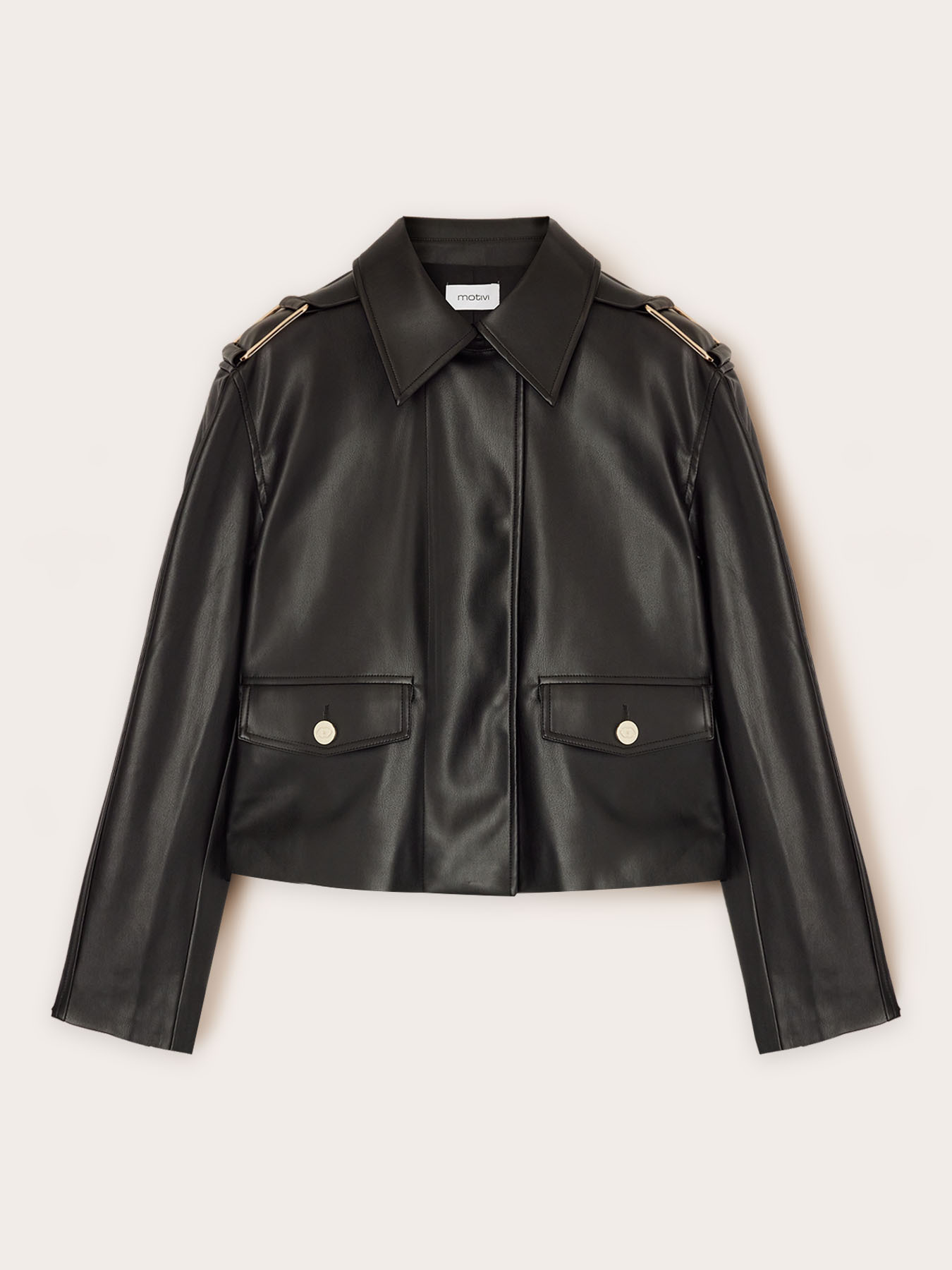 Jachetă cu catarame pe umeri image number 4