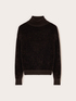 Chenille turtleneck sweater image number 4